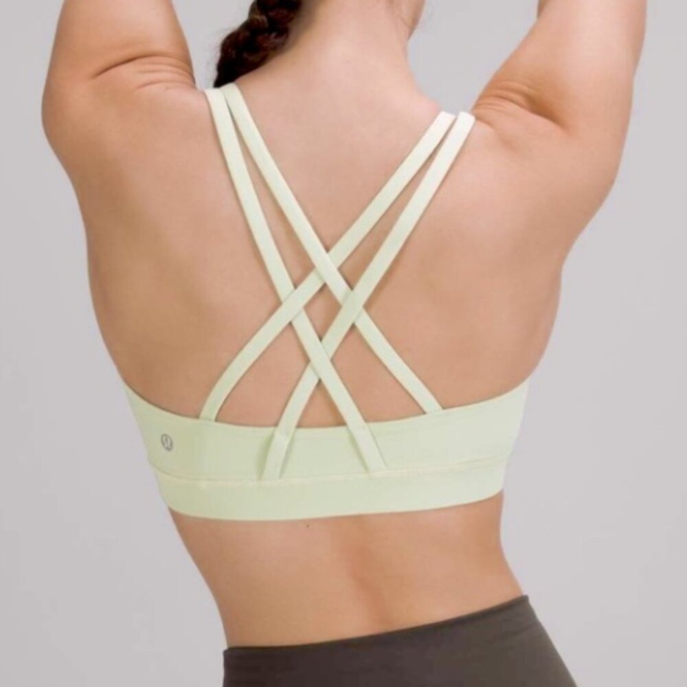 lululemon Energy Bra *Medium Support B–D Cups Color: Creamy Mint - Picture 2 of 6
